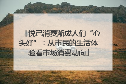悦己消费渐成人们“心头好”：从市民的生活体验看市场消费动向